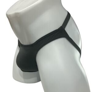 Andrew Christian ALMOST NAKED No-Show Ultra Low-Rise Jock Steel Grey 2XL